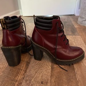 Discontinued Cherry Red Dr Martens Persephone.